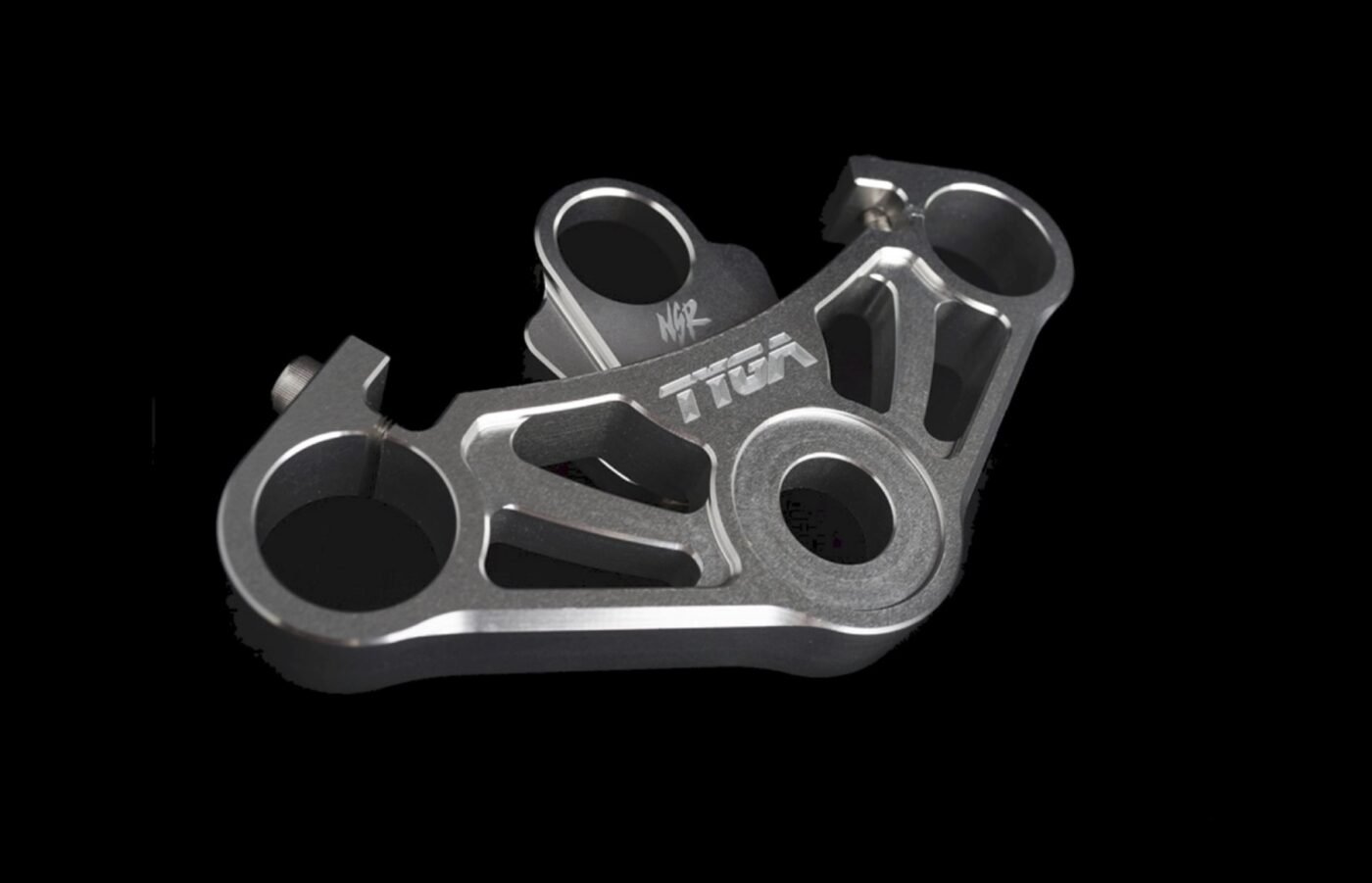 Top Triple Clamp Set, CNC Silver, NSR150SP