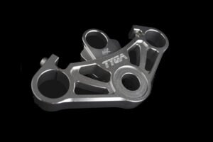 Top Triple Clamp Set, CNC Silver, NSR150SP