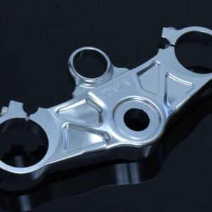 Top Triple Clamp Set, CNC Silver, Aprilia RS250