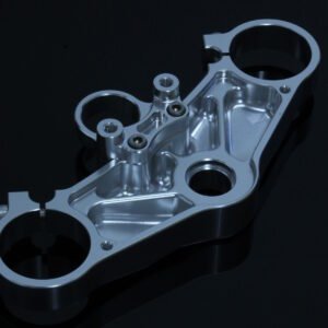 Top Triple Clamp Set, CNC Silver, Aprilia RS250