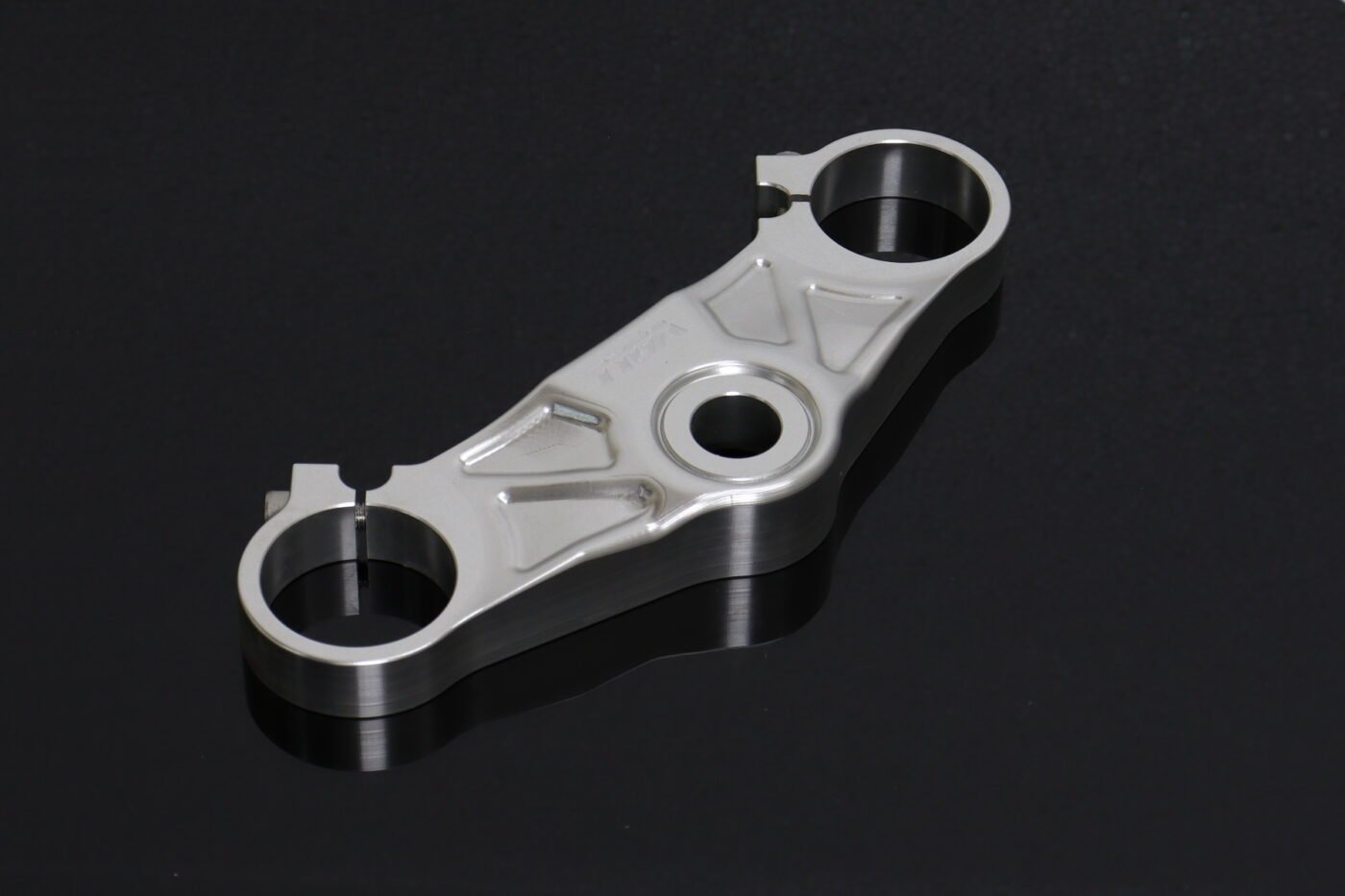 Top Triple Clamp, CNC Silver, Aprilia RS250