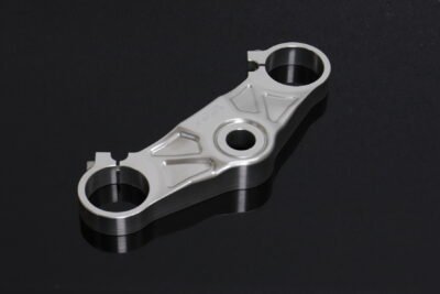 Top Triple Clamp, CNC Silver, Aprilia RS250