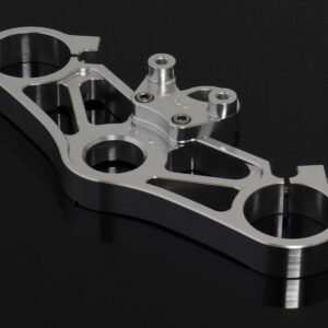 Top Triple Clamp Set, CNC Silver, Honda SP2