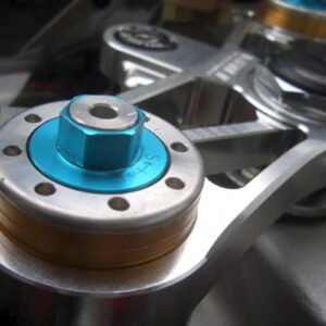 Top Triple Clamp Set, CNC Silver, Honda SP1