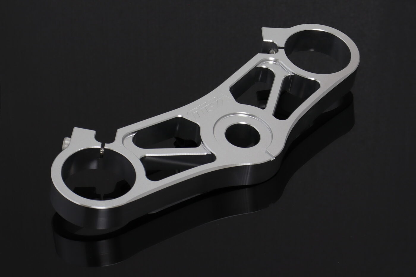 Top Triple Clamp, CNC Silver, Honda SP1