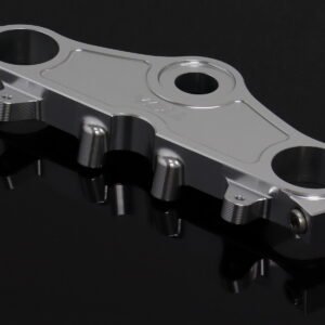 Top Triple Clamp Set, CNC Silver, Hawk/Bros