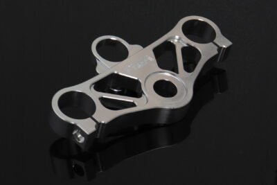 Top Triple Clamp Set, CNC Silver, CBR250R/CBR300R