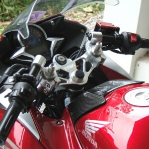 Top Triple Clamp Set, CNC Silver, CBR250R/CBR300R