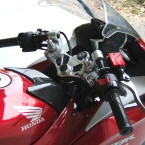 Top Triple Clamp Set, CNC Silver, CBR250R/CBR300R