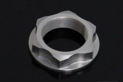 Top Triple Clamp Nut, Silver, GSXR (M28x1)