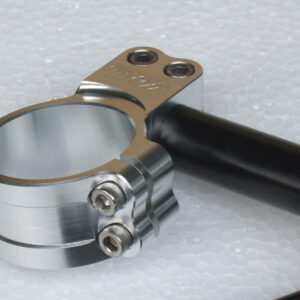 Handlebar Set, Racing, Silver, 41 mm.