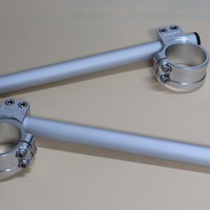 Handlebar Set, Racing, Silver, 50 mm.