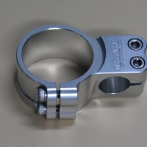 Handlebar Clamp, Right, Silver, 50 mm.