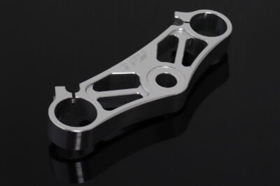 Top Triple Clamp, CNC Silver, Suzuki SV650