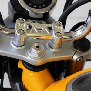Handlebar Clamp, Monkey 125, MSX125 Grom, Silver