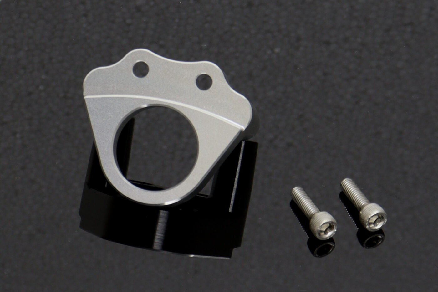 Ignition Switch Holder, CNC Silver, Suzuki RGV250 VJ22