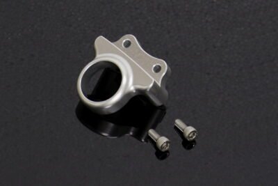 Ignition Switch Holder, CNC Silver, Aprilia RS250
