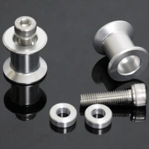 Rear Stand Bobbins, Silver, Ninja 400, Assy.
