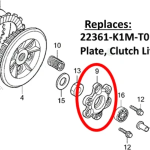 Clutch Lifter Plate, Billet, Grom