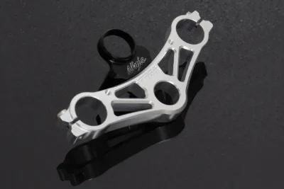 Top Triple Clamp Set, CNC Silver, KRR150ZX