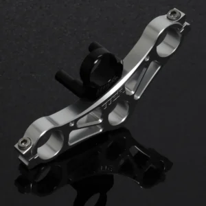 Top Triple Clamp Set, CNC Silver, KRR150ZX