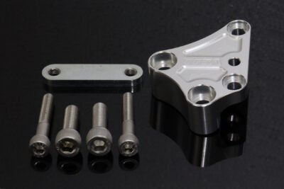 Bracket, Front Brake, 40 mm Brembo Conversion, Silver, Kawasaki Ninja 400/500