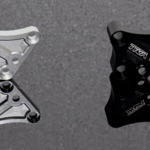 Bracket, Front Brake, 40 mm Brembo Conversion, Silver, Kawasaki Ninja 400/500