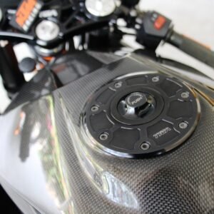 Tank Filler Cap, Keyless, Racing Type, KTM, 7 Hole (Forward Filler Hole Type)
