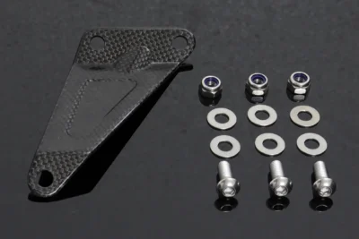 Exhaust Hanger Stay Left, Carbon, RGV250, VJ23