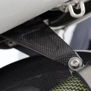 Exhaust Hanger Stay Left, Carbon, RGV250, VJ23