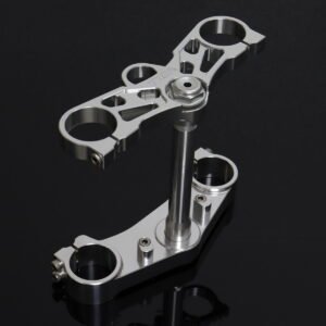 Triple Clamp Set, CNC Silver, RGV250 VJ22