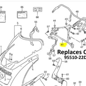 Front Stay, Standard, RGV250 VJ22