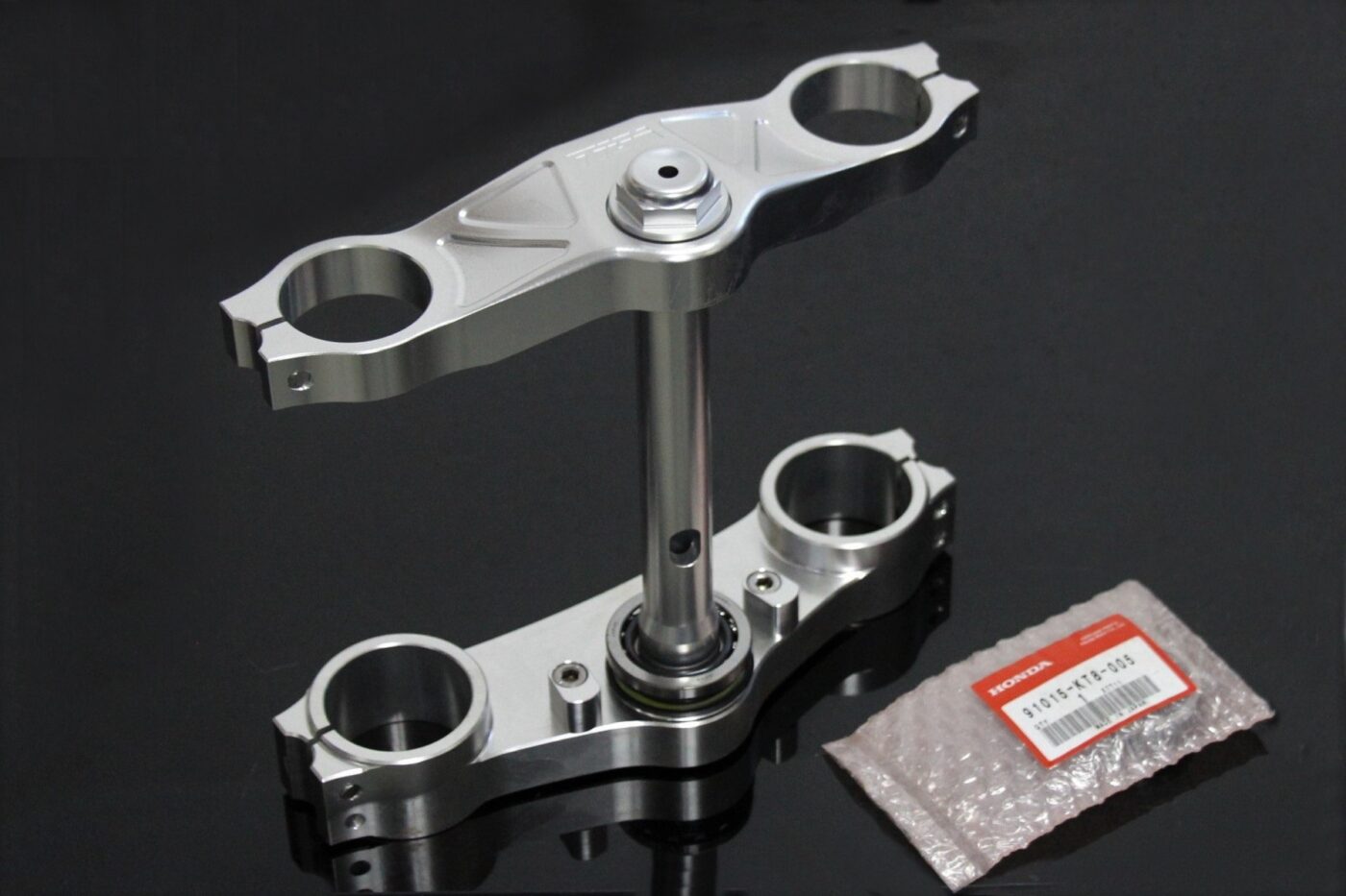 Triple Clamp Set, CNC Silver, Race, NX5 Forks to fit NSR250 MC21/28