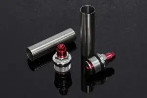 Front Fork Preload Adjusters, Pair, Kawasaki KRR150ZX