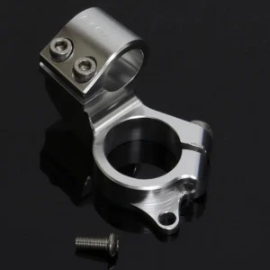Handlebar Clamp, Left, Silver, KRR150ZX