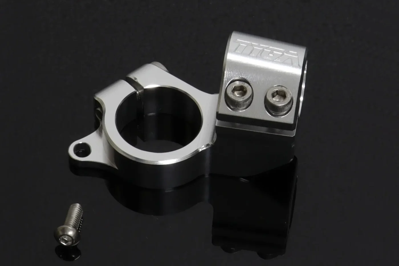 Handlebar Clamp, Right, Silver, KRR150ZX