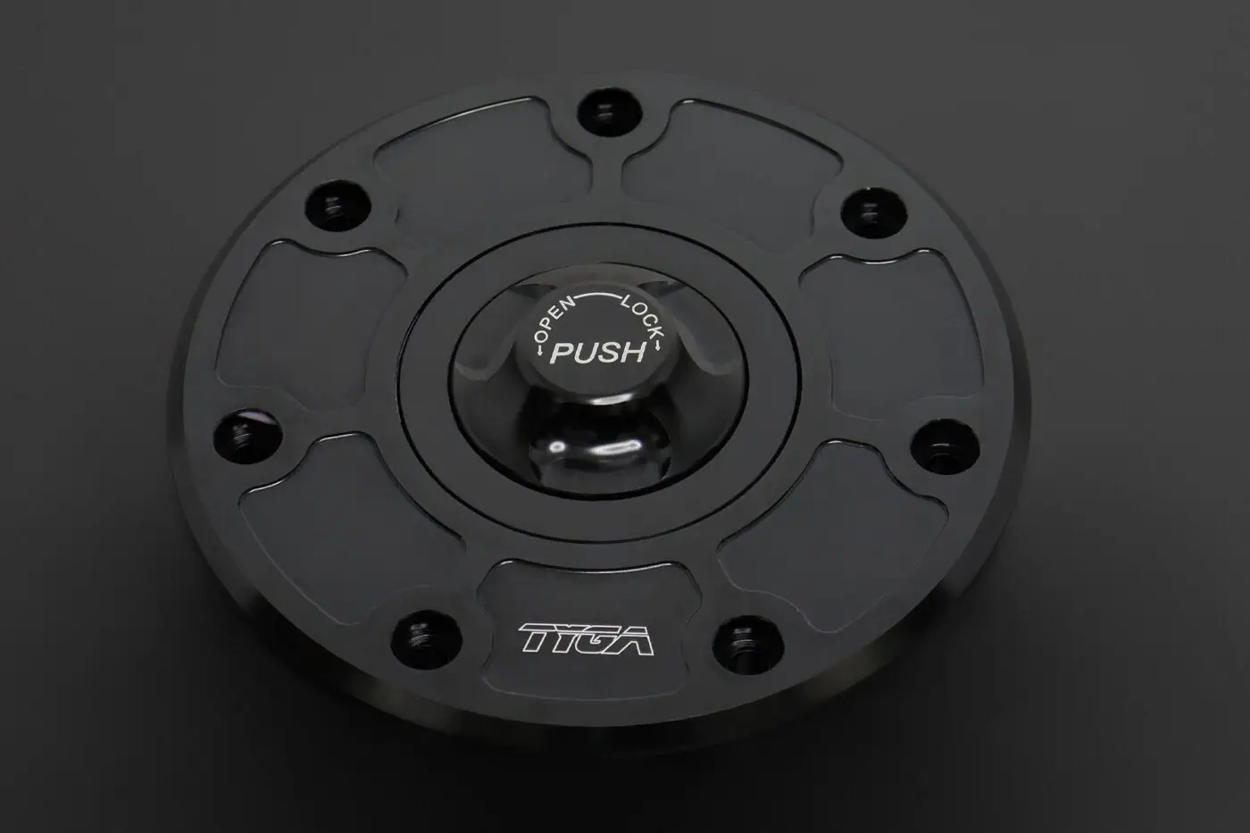 Tank Filler Cap, Keyless, Racing Type, KTM, 7 Hole (Central Filler Hole Type)