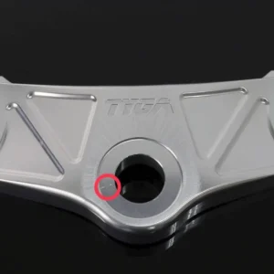 3D Upper Triple, Silver, Honda type, 48mm Bore (CLEAROUT)
