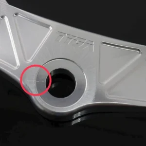 3D Upper Triple, Silver, Honda type, 48mm Bore (CLEAROUT)