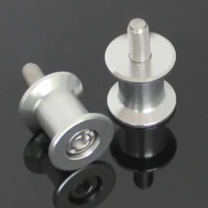 Rear Stand Bobbins, Silver, M10x1.50 Assy.