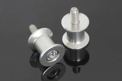 Rear Stand Bobbins, Silver, M10x1.50 Assy.