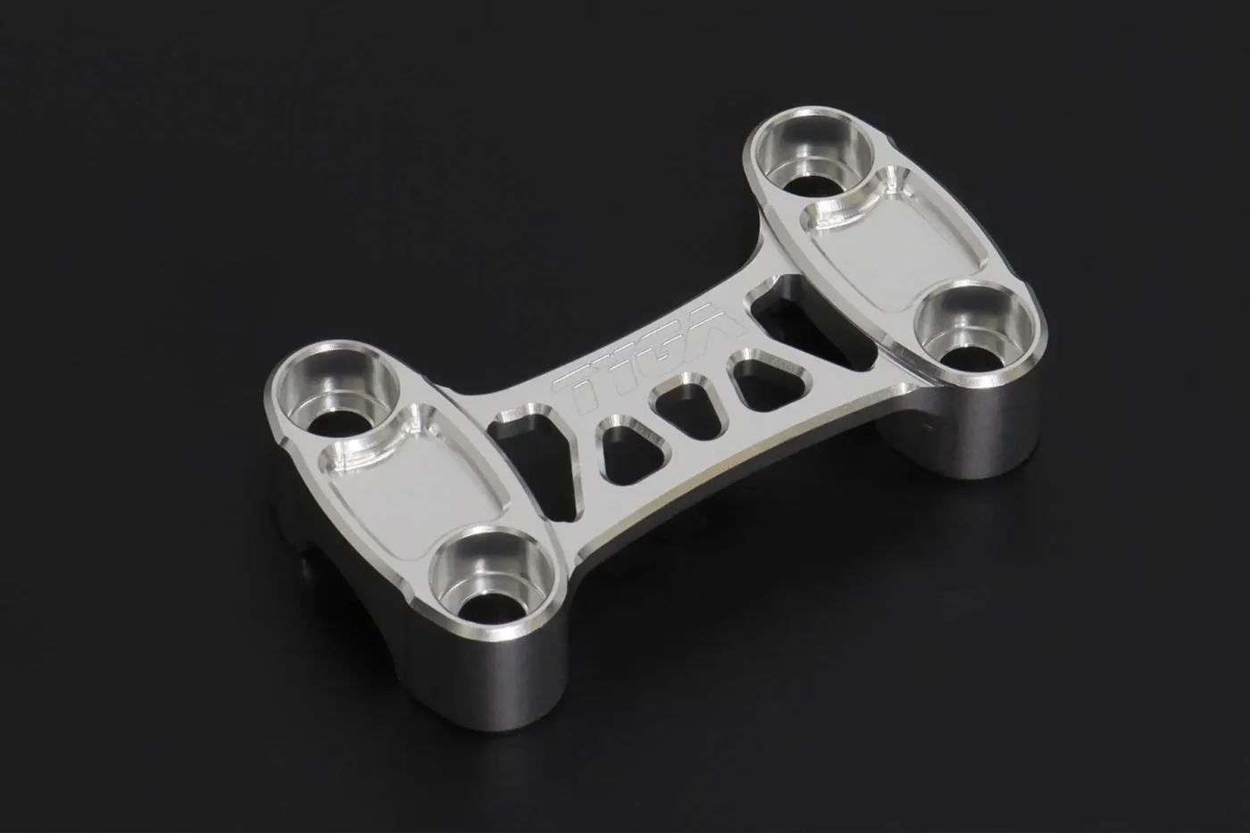 Handlebar Clamp, CNC Silver, Ninja150R/Victor150