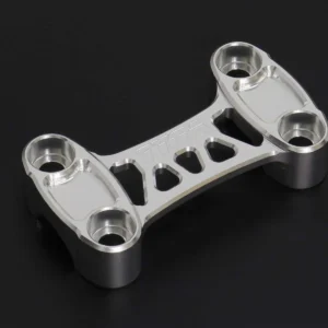 Handlebar Clamp, CNC Silver, Ninja150R/Victor150