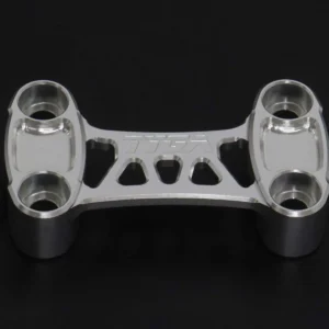 Handlebar Clamp, CNC Silver, Ninja150R/Victor150