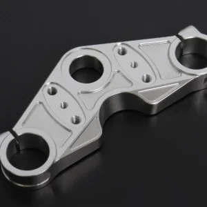 Top Triple Clamp, CNC Silver, Ninja150R/Victor150