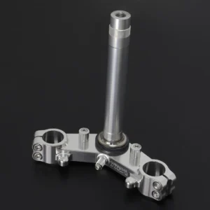 Lower Triple Clamp Set, CNC Silver, Ninja 150SS/Victor150