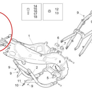 Meter Stay, Stock Type, Aprilia RS250 Mk1