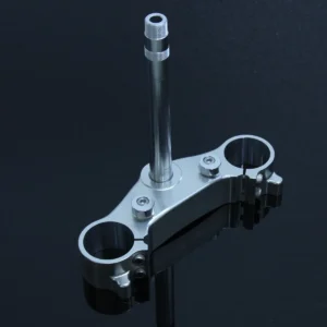 Lower Triple Clamp, CNC Silver, Aprilia RS250 Mk2