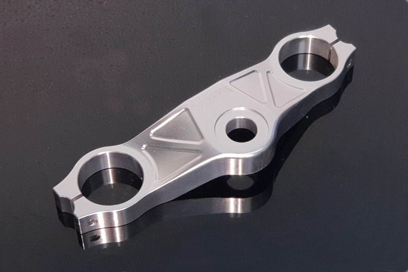 Top Triple Clamp, Silver, Race, NX5 Forks to fit NSR250 MC21/28