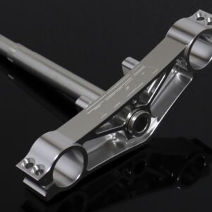 Lower Triple Clamp, CNC Silver, Suzuki SV650